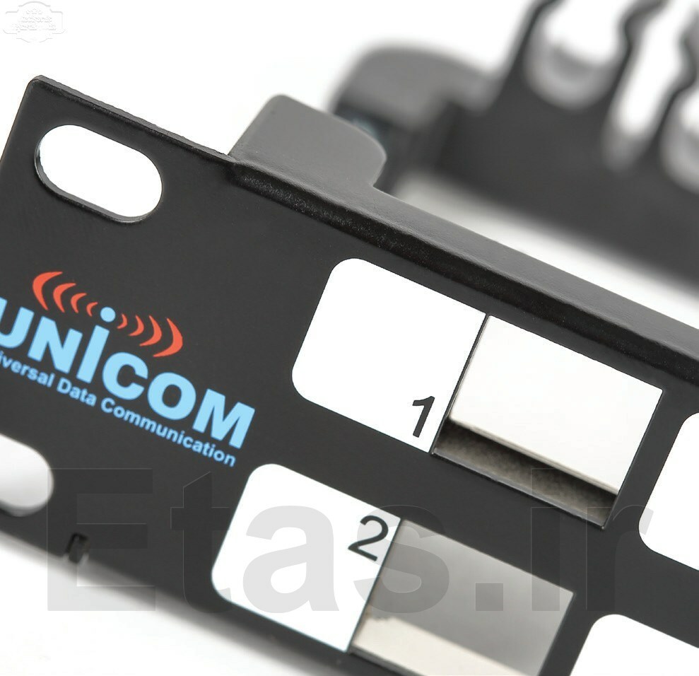 پچ پنل زاویه دار یونیکامپچ پنل شیلد زاویه دار یونیکام  Unicom Angled Shielded Patch Panel, UC-PNL-AS